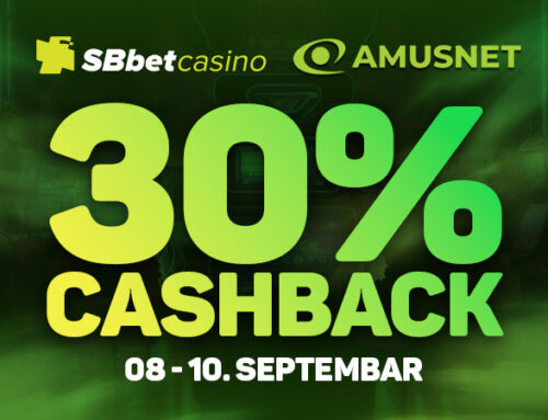 AMUSNET 30% CASHBACK