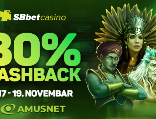 AMUSNET 30% CASHBACK