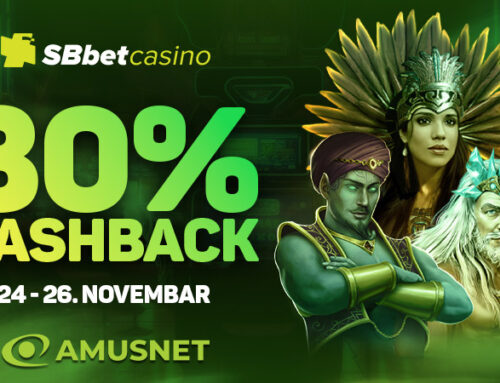 AMUSNET 30% CASHBACK