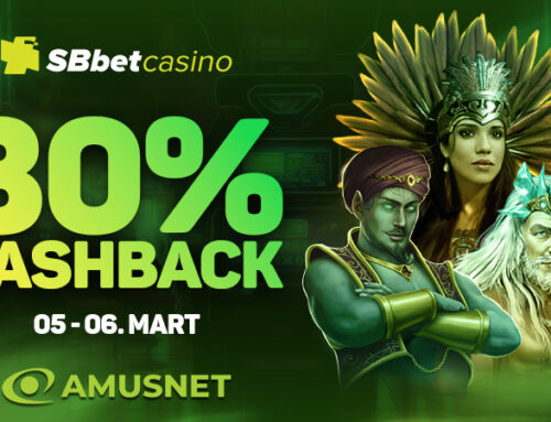 AMUSNET 30% CASHBACK