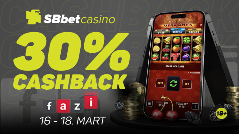 FAZI 30% CASHBACK