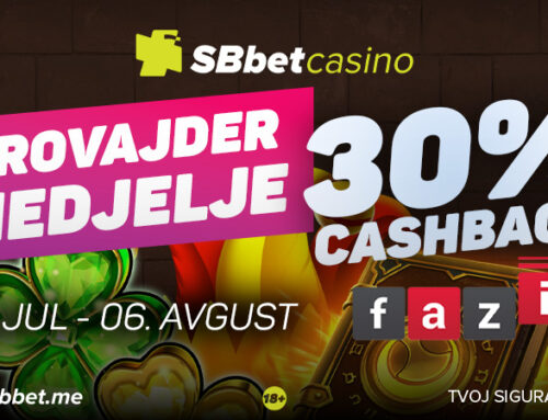 Provajder nedjelje – CASHBACK 30%!