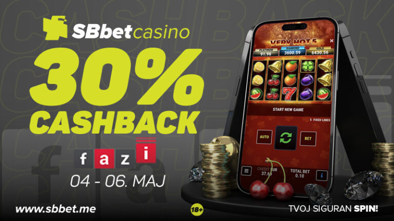 FAZI 30% CASHBACK