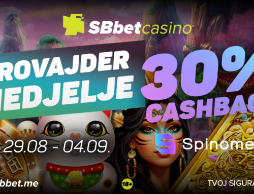 Provajder nedjelje – CASHBACK 30%!