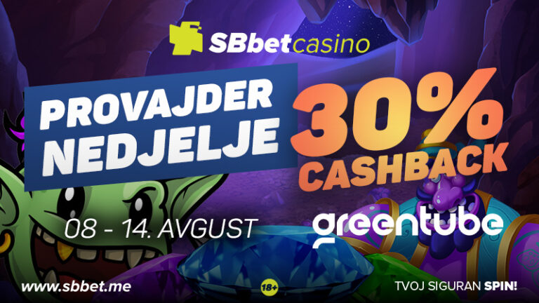 Provajder nedjelje – CASHBACK 30%!