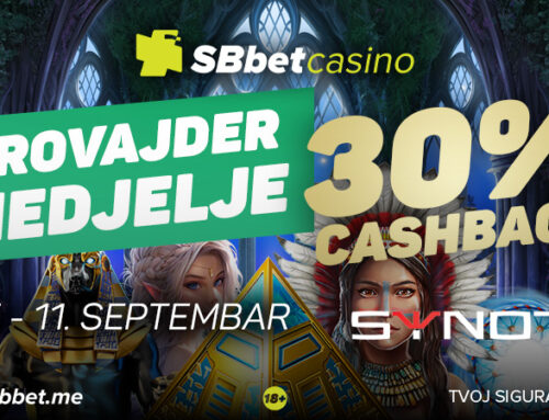 Provajder nedjelje – CASHBACK 30%!