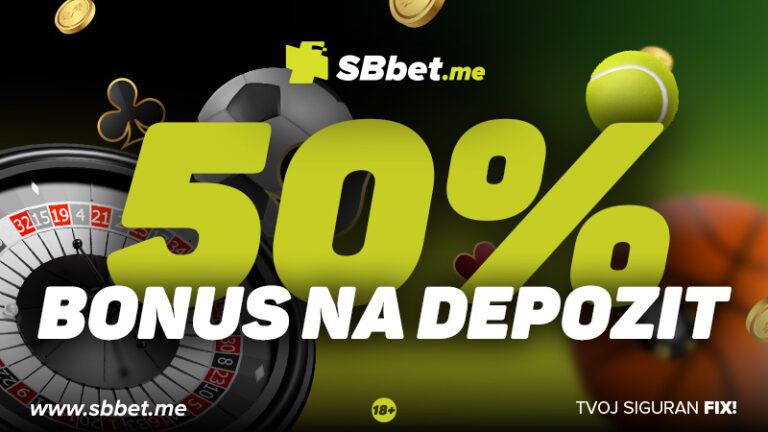 50% BONUS NA DEPOZIT!
