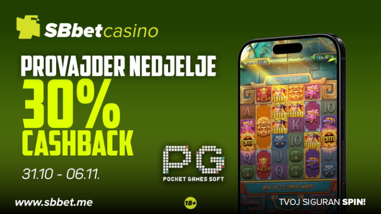 Provajder nedjelje – CASHBACK 30%!