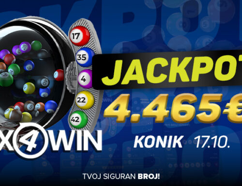 OSVOJEN SIX4WIN JACKPOT!