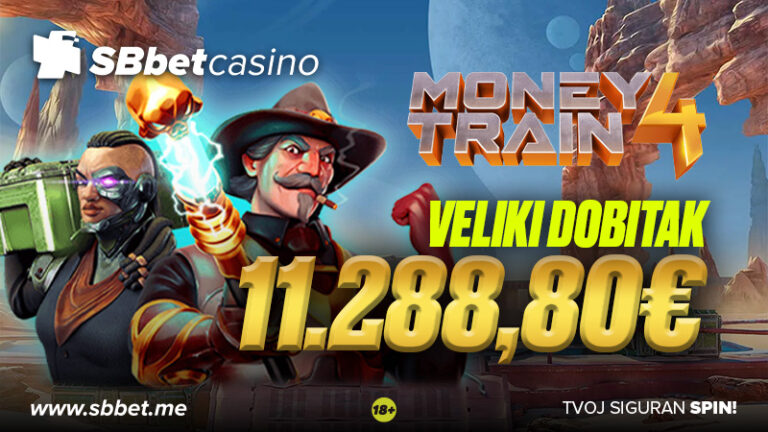 FANTASTIČAN DOBITAN NA ,,MONEY TRAIN 4″