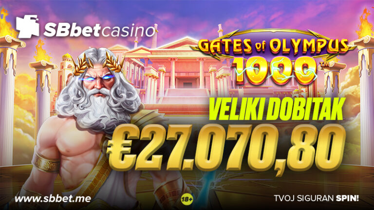 IGRAČ OSVOJIO 27.070€