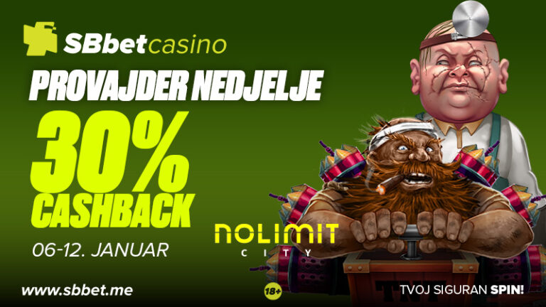 Provajder nedjelje – CASHBACK 30%!