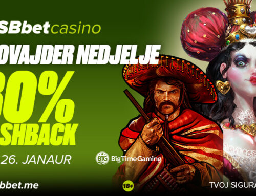 Provajder nedjelje – CASHBACK 30%!